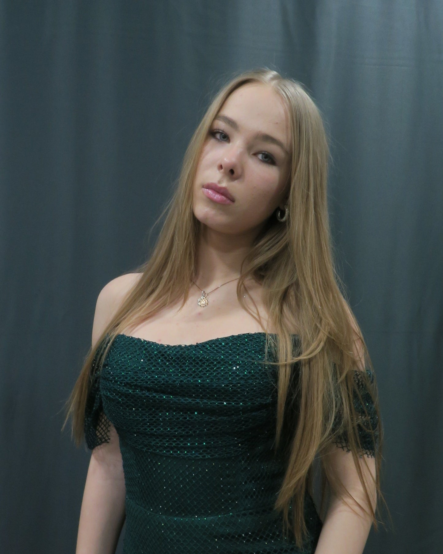 Abendkleid - Forestgrün