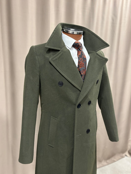 Herren Mantel Grün