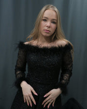 Abendkleid - Schwarz