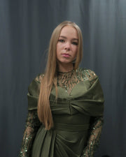 Abendkleid - Dunkelgrün