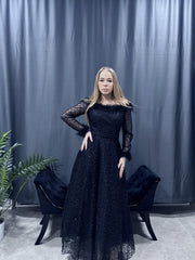 Abendkleid - Schwarz