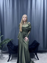 Abendkleid - Dunkelgrün